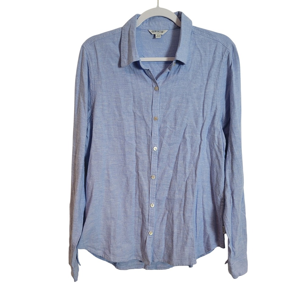 Orvis Light Blue Button-Down Shirt